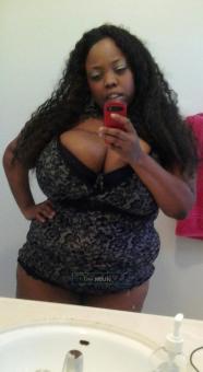 Topeless BODY rub with BUSTY(44H) EBONY, 29