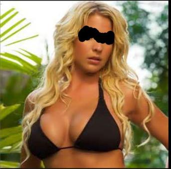 Sexy busty blonde