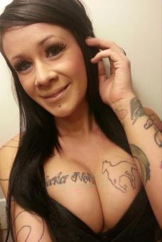 **Young wild playmate ready for fun!!** Sexy blue eyed brunette in tattoos!!!, 21