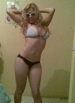 STUNNING latina blonde all day !!!, 21