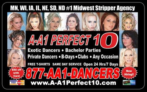 La crosse Strippers Dancers Strippers #1 Wisconsin A-A1 PERFECT 10 877-AA1-DANCERS Strippers Wi