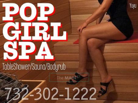 WOW! Best of BOTH Styles! Table SOAPY Shower BODYRUB + sensual POP GIRL SPA 732-30 2-12 22, 23