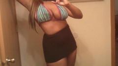 Hott busty blonde