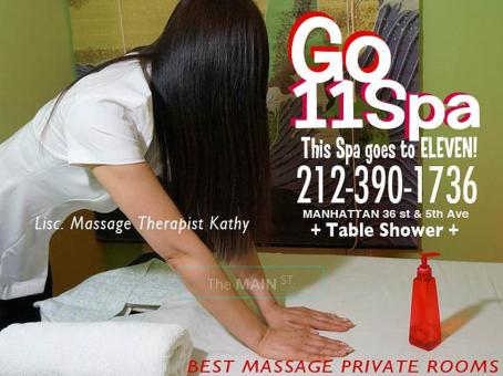 Go 11 SPA goes to ELEVEN! 11SPA SUPER MASSAGE Sensual Bodyrub Table SHOWER
