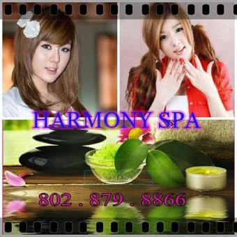 HARMONY HEALTH SPA :Â¦:â€” :Â¦:â€¢ SPECIAL 60$ with COUPON â€¢ :Â¦: â€” : 802 . 879 . 8866 :Â¦: :Â¦: