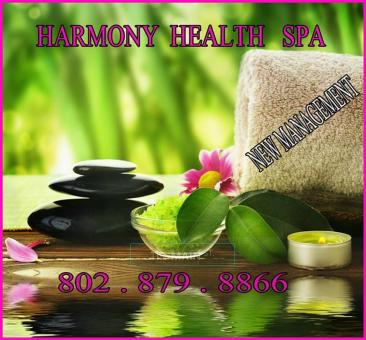 HARMONY HEALTH SPA :Â¦:â€” :Â¦:â€¢ SPECIAL 60$ with COUPON â€¢ :Â¦: â€” : 802 . 879 . 8866 :Â¦: :Â¦: