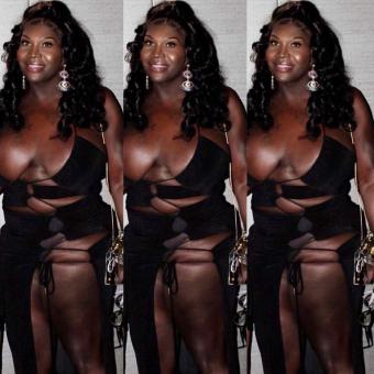 Dark and lovely with a creamy white load, 30