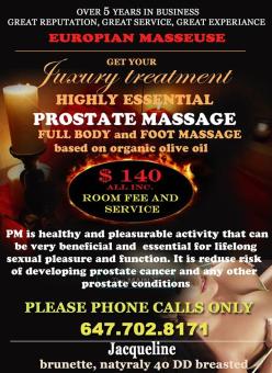 **PROSTATE MASSAGE ** EURO TUESDAYS, 40