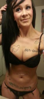 **Young wild playmate ready for fun!!** Sexy blue eyed brunette in tattoos!!!, 21
